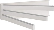 Belca FK-FW Flat Kitchen Storage Magnetic Dish Towel Rack, Width 9.8 x Depth 0.6 x Height 3.0 inches