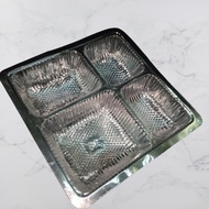 Mika Rice Box 4 Dividers Size 18x18cm K-18 [100pcs]