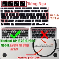 Vỏ Bàn Phím Silicon Của Nga Cho Macbook Pro 13/14/15/16 M4/M3/M2 A3112/A3185/A3401/A3403/A3114/A2289