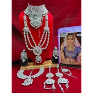 Indian necklace Set / Indian necklace accessories / silver Indian necklace