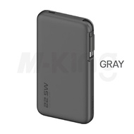 Orsen by Eloop E60 แบตสำรอง 22.5W 70cm มีสายในตัว ชาร์จเร็ว USB Type-C 10000mAh