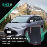 Toyota Estima Aeras 3rd Gen Model XR50 GSR55 7 Seater - Enzo Customised Car Mat