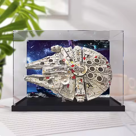 Acrylic Display Case for lego 75192 Model, 3mm Dustproof Display Box, Clear Display Box (Model Not I