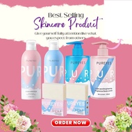 "H&amp;Z SHOP" ( 6 IN 1 ) PUREYES WHITENING BODY WASH (PINK &amp; BLUE) + PUREYES Mousse Body Whitening Active Derma SOAP (PINK &amp; BLUE) + PUREYES LIGHT AND BRIGHTENINGFRAGRANCE BODY LOTION (PINK &amp; BLUE)