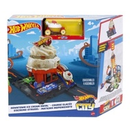 HOT WHEELS City Downtown Trackset - Ice Cream