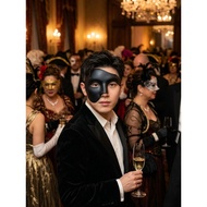 Ximending Luminous Party House @ The Phantom Of The Opera Mask (Black) led mask topeng