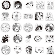 10/50PCS Anime Ahegao Hentai Graffiti Stickers for Laptop Skateboard Luggage Motorcycle Waterproof D