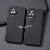 Case poco F3 poco F4 5G poco F4 GT 5G poco F5 5G poco F6 5G Softcase Candy Macaron Square Black Plai