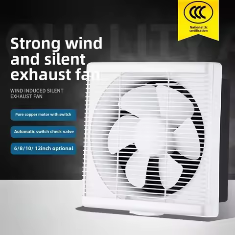 Ventilation fan Kitchen oil fume exhaust Bathroom exhaust fan Wall window Household powerful exhaust