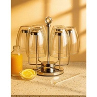 TEWA 360 degree 304 stainless steel cup holder - high quality kitchen cup holder, convenient cup hol