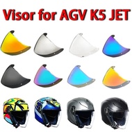 K5 JET  Helmet Visor for AGV K5 JET Helmet Shields UV Protection Windshield Sunshield Casco Moto Acc