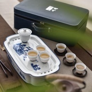羊脂白玉瓷茶具套裝功夫茶杯家用客廳辦公室會客潮州泡茶陶瓷蓋碗