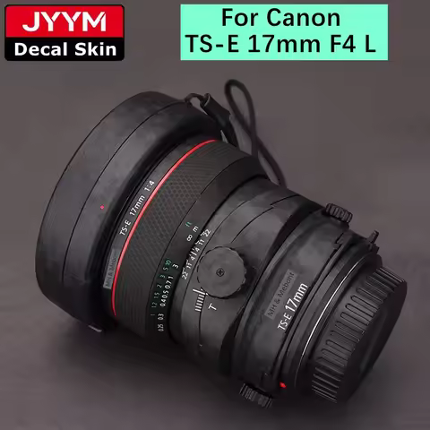 Customized Sticker TS-E17 For Canon TS-E 17mm F4 L Lens Decal Skin Vinyl Wrap Protective Film TS E17