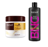 [ Paket Smoothing  2in1 ] Karseell Pelurus Rambut Tanpa Catok / Hair Mask Collagen Smoothing Treatme