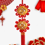 Lantern String Fortune Chinese Knot Spring Festival Ornaments Hand-woven Chinese Knot Chinese Knot M
