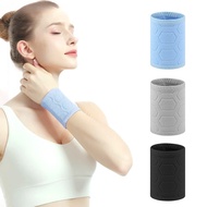 2pcs sweat band tennis wrist band absorbs women's sweat band, breathable cotton band exercise, socce