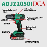 DCA 20V Cordless Brushless Driver Hammer Drill ADJZ2050i 20V Lithium-Ion BL Motor 2.0Ah