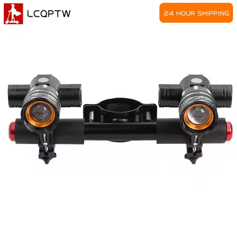 LED Front Light Headlight For Xiaomi M365 /Pro Electric Scooter Zoomable 1200mAh Battery USB Recharg