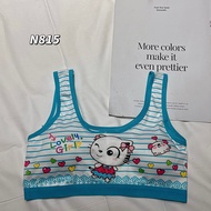 PrintVibe Children's Underwear Girls' Soft And Comfortable Foam Bra 8-16 Years Old Bust 20-34 Inches