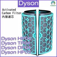活性碳過濾網 - HEPA 內層濾芯 適用於Dyson Pure Cool Link TP04 DP04 Hot + Cool Link HP04空氣清新機替換用