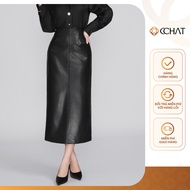 Viper Straight Skirt CCHAT Luxurious High Quality Leather 25CDA2040OT
