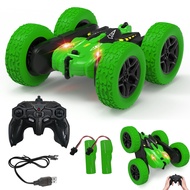 HAOYEXIN RC Stunt Cars Remote Control Car,Double-Sided Driving 360-Degree Flips Rotating Car Toy wit