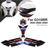 For BMW G310RR G 310 RR G310 Motorcycle Tank Pad 3D Epoxy Protection Sticker Decal 2023 2024 2025