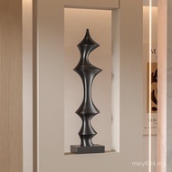 Wind Entrance Italian Style High-End Feeling Column Threaded Display Stand Ornaments Art Sha Landing