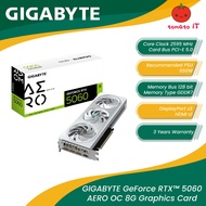 GIGABYTE GeForce RTX 5060 AERO OC 8G Graphics Card - GV-N5060AERO OC-8GD