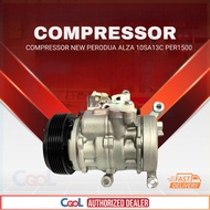 GC- COMPRESSOR NEW PERODUA ALZA M500 2009-2016 ( 10SA13C 6PK to MYVI 1.3 2005-2010 ) XENCP