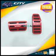 Honda City GM2 GM3 Auto Pedal Non-Slip Pedal Brake Foot Treadle Pad Cover Kit For City TMO (2008-201