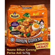 Nuuna Bihun Goreng Perisa Asli (5 x 72g) - Bihun Segara Pantas & Lazat [READY STOCK]
