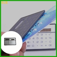 BUB Thin Credit Card Size Solar Calculator Portable Pocket Office Home Use