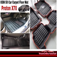 PROTON X70 5D Car Carpet Customized fit Car Floor Mat