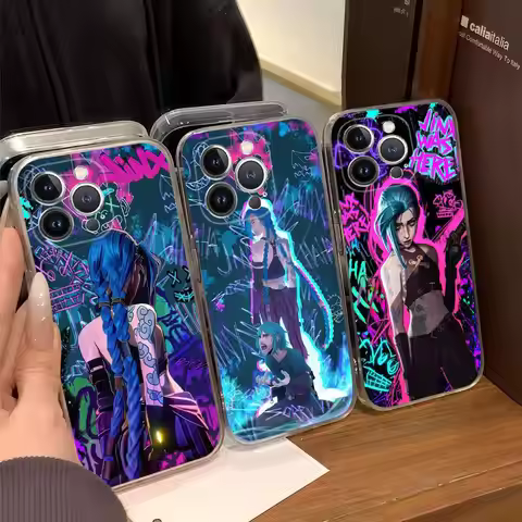 Graffiti Arcane Jinxs Phone Case for iPhone 17 16 15 8 7 6 6S Plus X SE XR XS 14 11 12 13 Mini Pro M