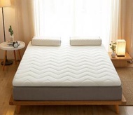 BEAR - 乳膠床墊顏色白色【厚度約5CM】不含枕頭【尺寸規格120x190cm】【舒適抗菌面料乳膠填充】