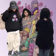 Trẻ em Kpop Demon Hunter đồ họa Áo nỉ cổ tròn huntrix áo thun áo tay dài cho nam nữ