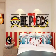 One Piece 3d Acrylic Patchwork Painting Boy Bedroom Anime Stickers