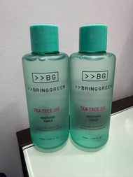 Bring Green Tea Tree Cica Soothing Toner 茶樹積雪草舒緩爽膚水 (100ml) 2支$85