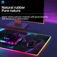 DIGIFOUNDER RGB Gradient Luminous Gaming Mouse Pad Non-Slip Desk Mat Lockedge For Gamers Office Stud