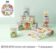* Last Stock * BT21 minini roll stickers - 7 characters