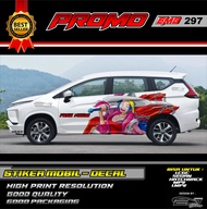 DECAL STIKER MOBIL JAZZ BRIO SIGRA YARIS TERKINI-STICKER GAYA KARAKTER BODY MOBIL-EMB 297