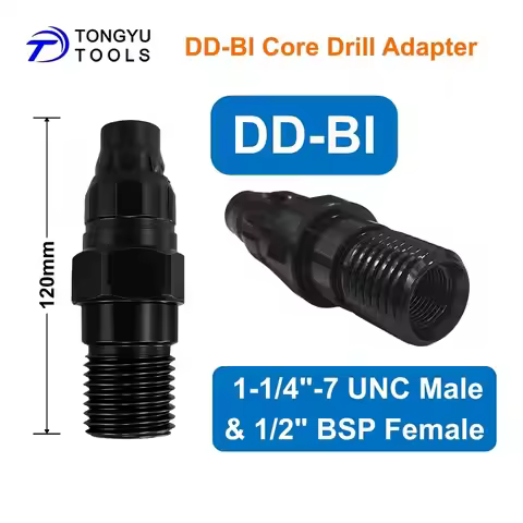 Core Drill Bit Adapter Hilti DD-BI Chuck to 1-1/4 UNC Male & 1/2 BSP Famale for Hilti Machine Conver