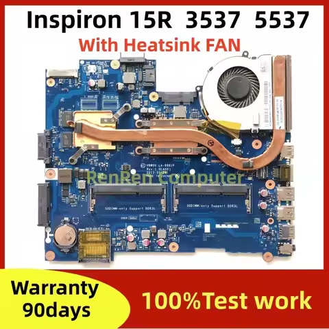 VBW00 LA-9981P CN-0MXM3Y 0MXM3Y For Dell Inspiron 15R 3537 5537 Laptop Motherboard With I5-4200U CPU
