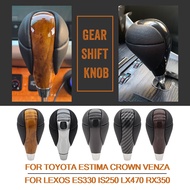 New Styling Walnut Gear Shift Knob Leather For Lexus ES300 ES300h ES330 ES350 GS300 GS350 GS400 GS43
