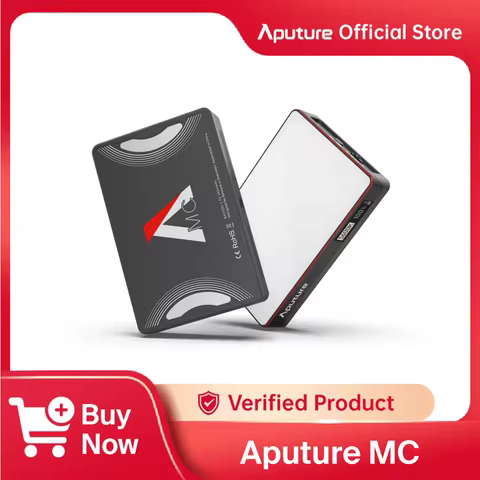 Aputure MC AL-MC RGBWW LED Lights 3200K-6500K Photography Lighting CCT Control AL-MC Mini RGB Light 