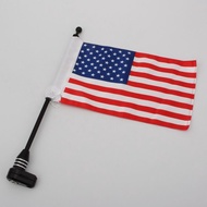 Cho Honda Goldwing gl1800 gl1500 gl1200 2001 2011 xe máy Mỹ cờ phía sau gắn hành lý giá ăng-ten Dọc