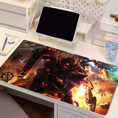 Mouse Pad Mechanical Warrior G-gundam Z-zaku II Anime Gaming Mousepad Game Completo Computer Keyboar