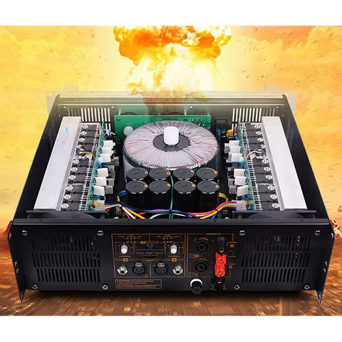 P2500S P3500S P5000S P7000S P9000S P9500S 2X1000W/8Ω Professional pure power amplifier 20Hz~20KHz ±0