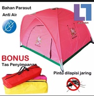 promo tenda anak|Promo tenda mainan anak|tenda karakter perempuan pink|ukuran 100cm,